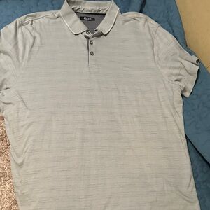 Alfani Men's Light Gray Polo Shirt Sz XL excellent condition